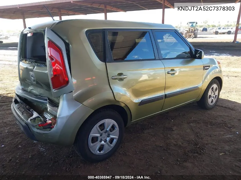 KNDJT2A52C7378303 2012 Kia Soul