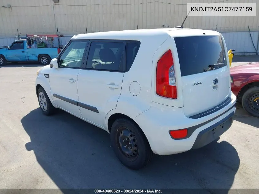 KNDJT2A51C7477159 2012 Kia Soul