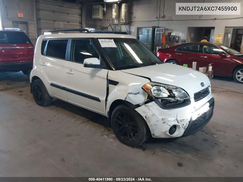 2012 Kia Soul +/!/Sport VIN: KNDJT2A6XC7455900 Lot: 40411990