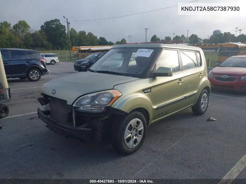 KNDJT2A58C7387930 2012 Kia Soul