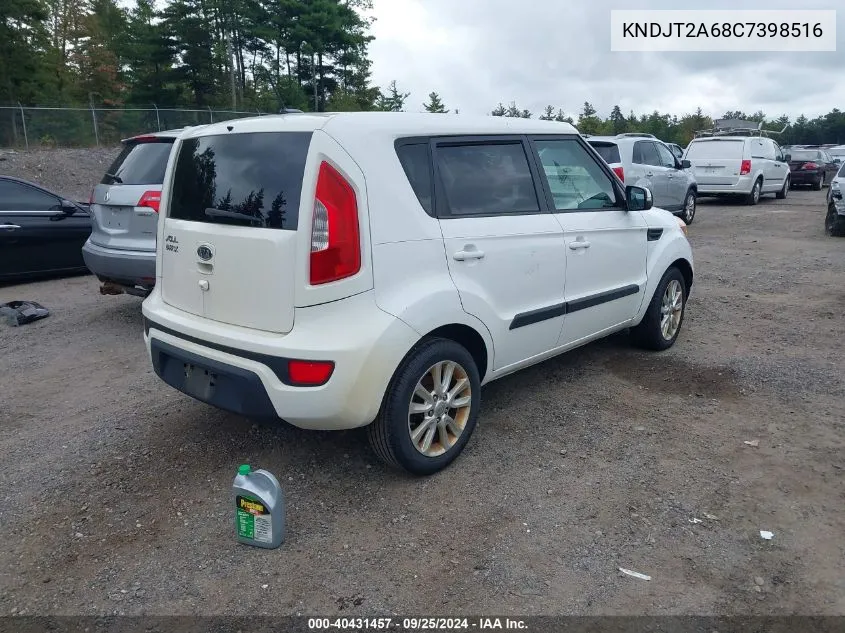 KNDJT2A68C7398516 2012 Kia Soul +