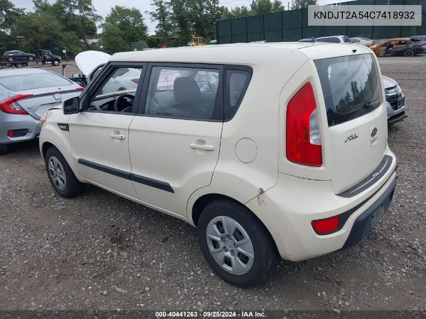 KNDJT2A54C7418932 2012 Kia Soul