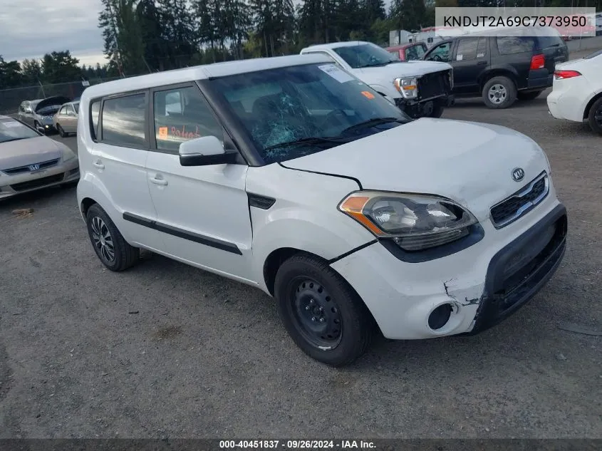 2012 Kia Soul + VIN: KNDJT2A69C7373950 Lot: 40451837