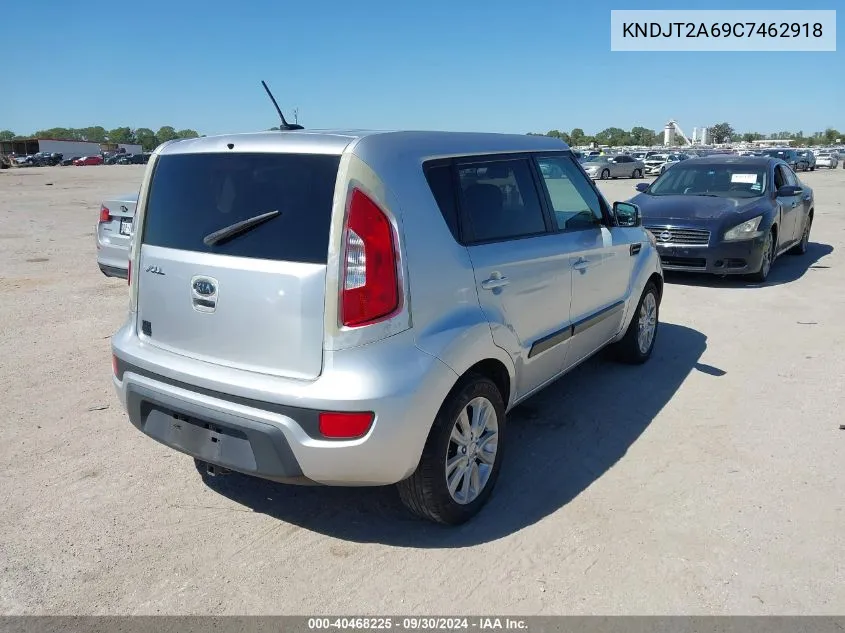 2012 Kia Soul + VIN: KNDJT2A69C7462918 Lot: 40468225