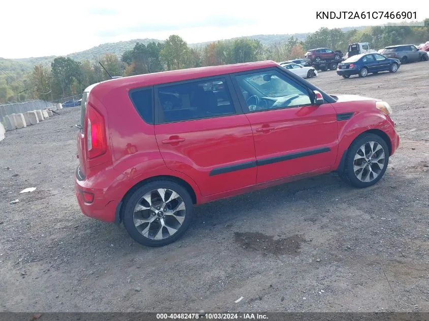 2012 Kia Soul ! VIN: KNDJT2A61C7466901 Lot: 40482478