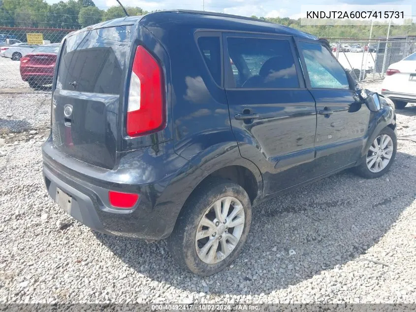 KNDJT2A60C7415731 2012 Kia Soul +