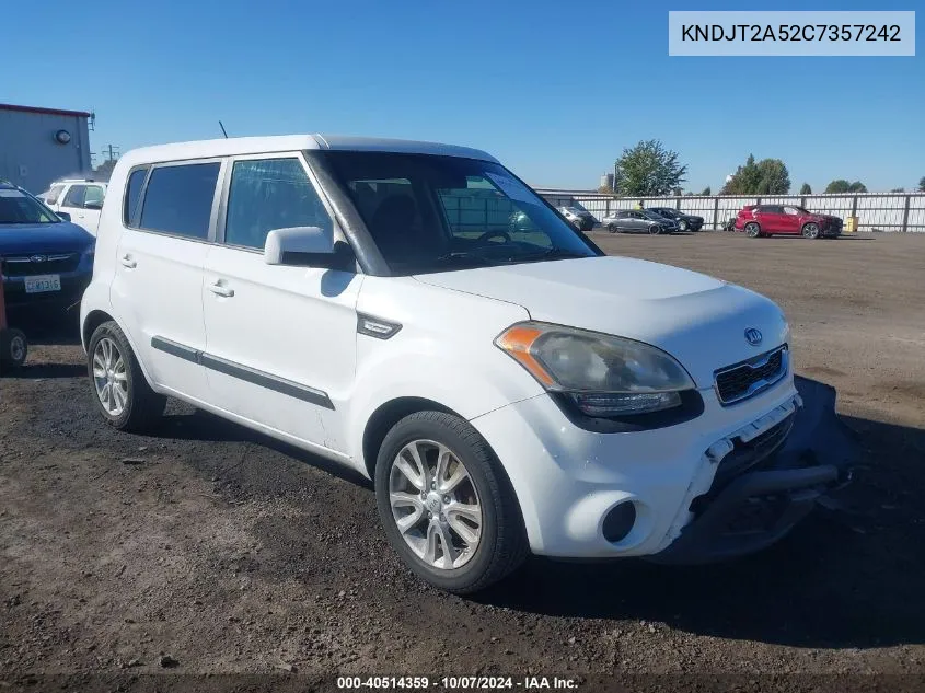 2012 Kia Soul VIN: KNDJT2A52C7357242 Lot: 40514359