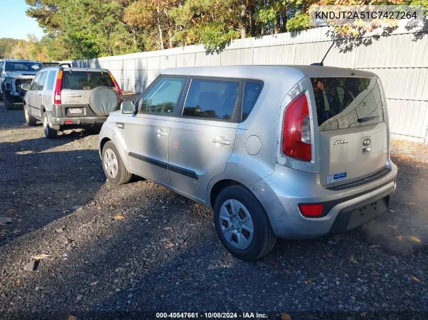 KNDJT2A51C7427264 2012 Kia Soul