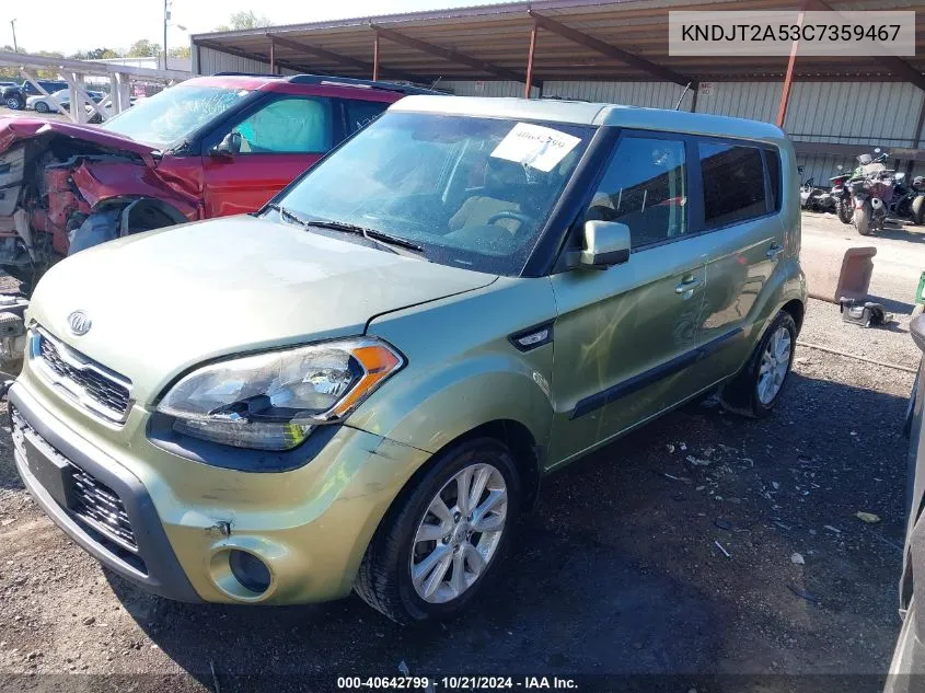 2012 Kia Soul VIN: KNDJT2A53C7359467 Lot: 40642799