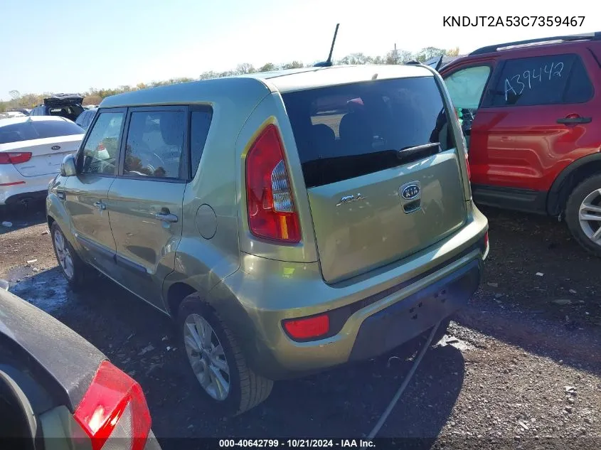 2012 Kia Soul VIN: KNDJT2A53C7359467 Lot: 40642799