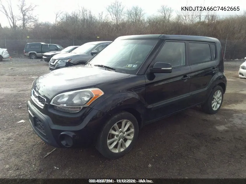 2012 Kia Soul + VIN: KNDJT2A66C7462665 Lot: 40687894