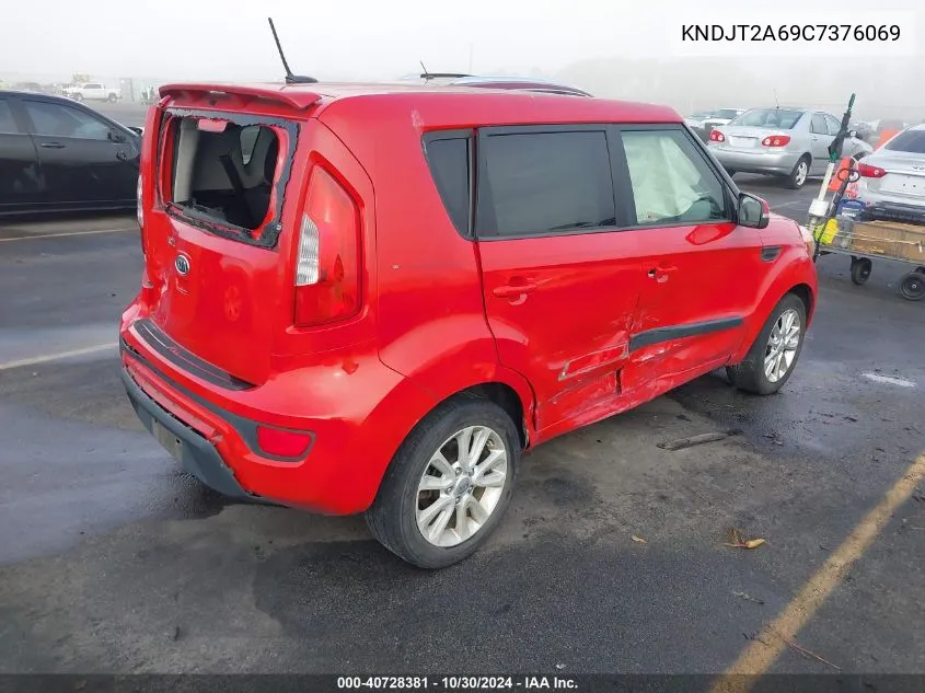 2012 Kia Soul + VIN: KNDJT2A69C7376069 Lot: 40728381