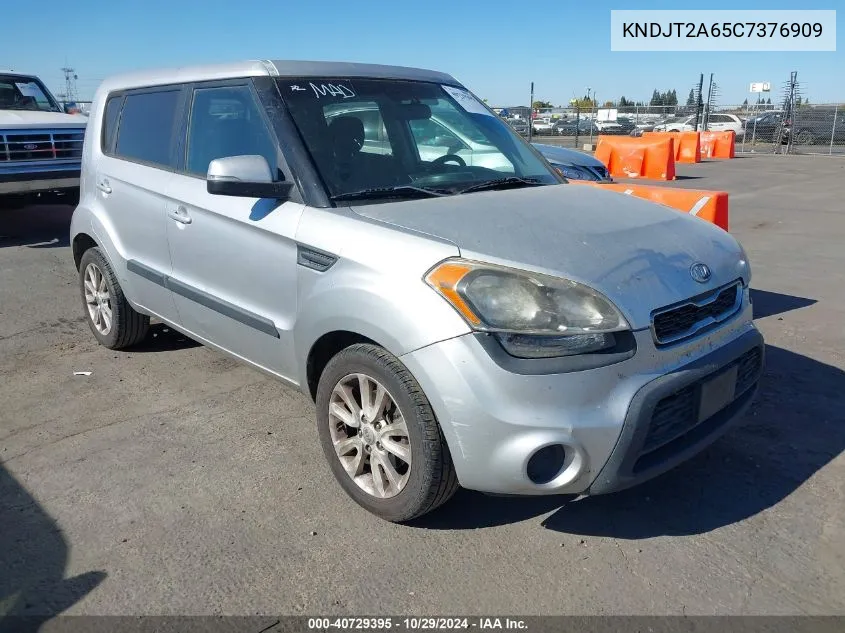 2012 Kia Soul + VIN: KNDJT2A65C7376909 Lot: 40729395