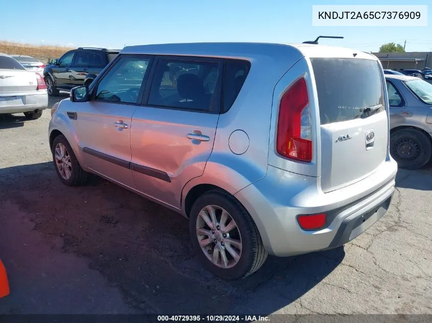 2012 Kia Soul + VIN: KNDJT2A65C7376909 Lot: 40729395