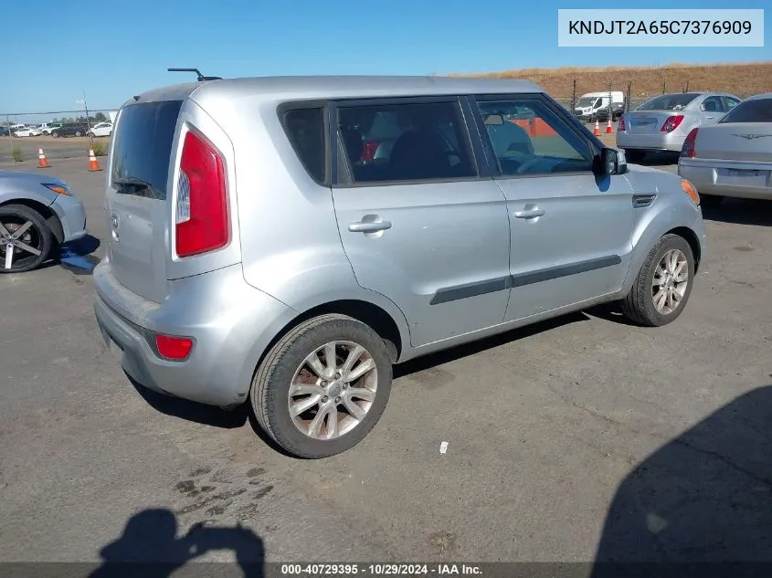 2012 Kia Soul + VIN: KNDJT2A65C7376909 Lot: 40729395