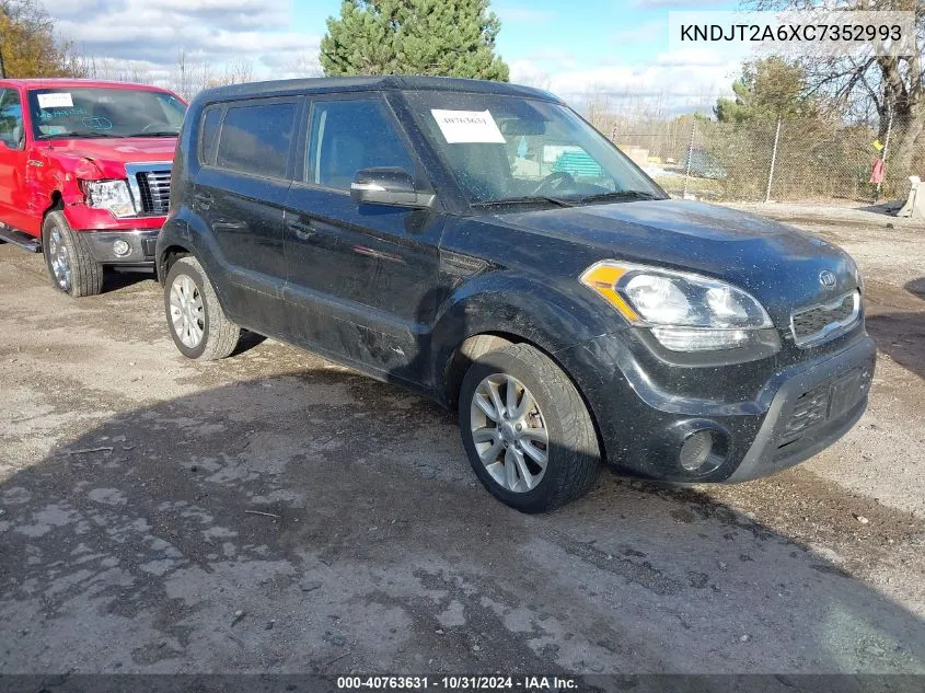 2012 Kia Soul + VIN: KNDJT2A6XC7352993 Lot: 40763631