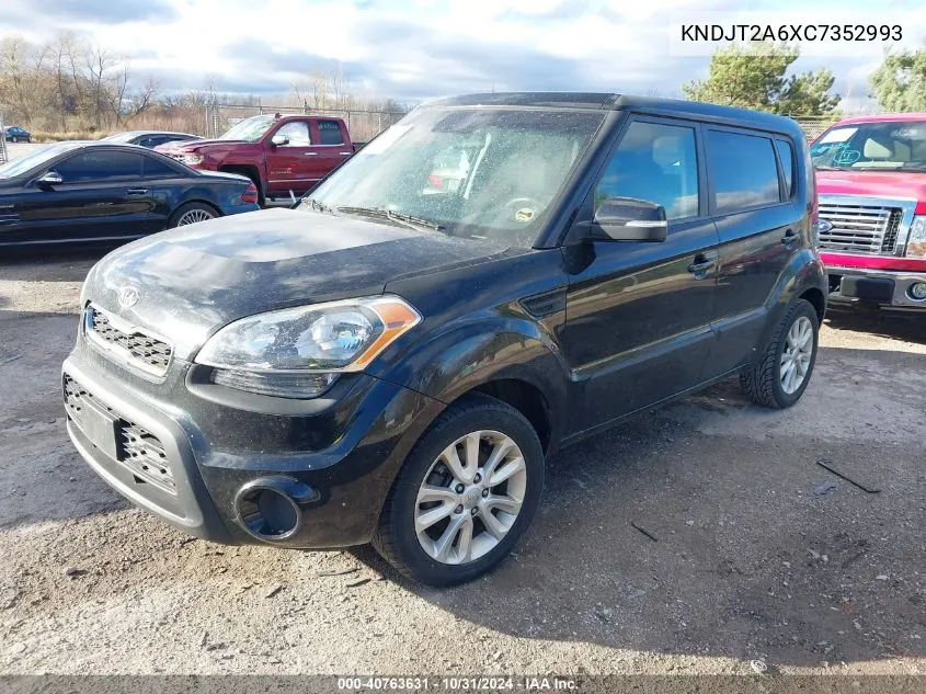 2012 Kia Soul + VIN: KNDJT2A6XC7352993 Lot: 40763631