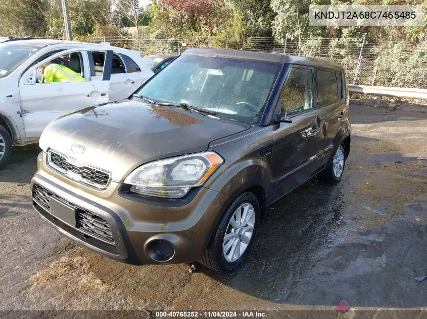 2012 Kia Soul + VIN: KNDJT2A68C7465485 Lot: 40765252