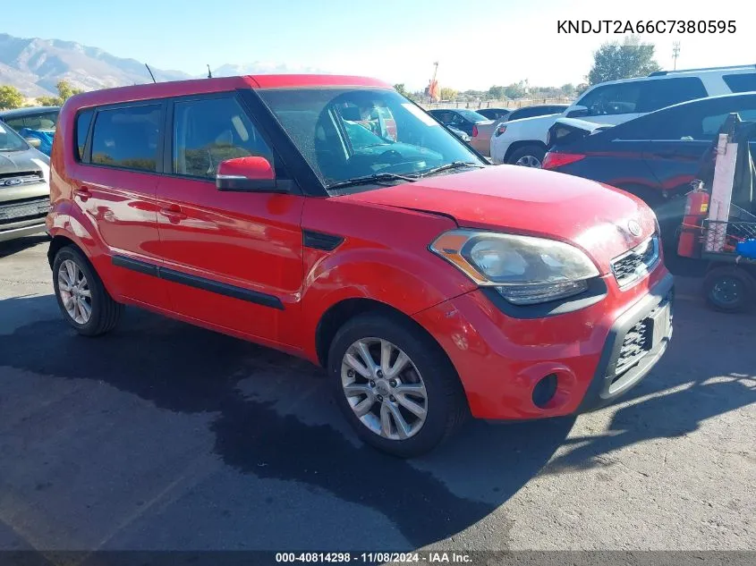 2012 Kia Soul + VIN: KNDJT2A66C7380595 Lot: 40814298