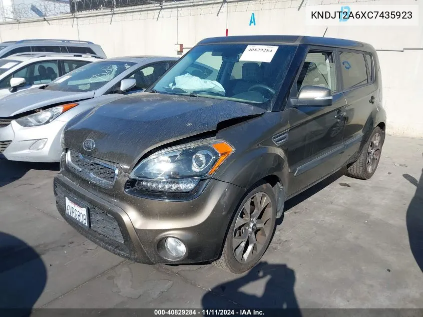 2012 Kia Soul ! VIN: KNDJT2A6XC7435923 Lot: 40829284