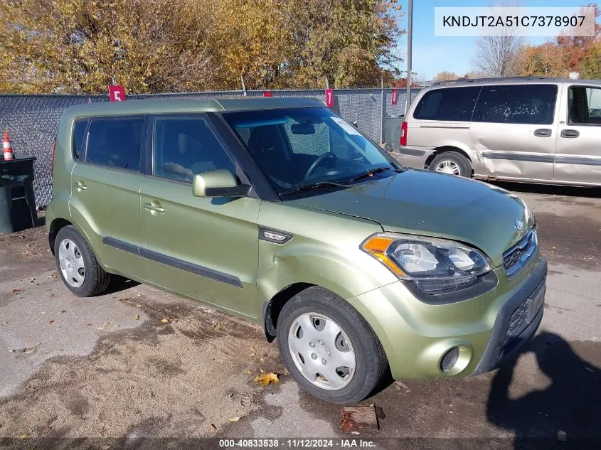 KNDJT2A51C7378907 2012 Kia Soul