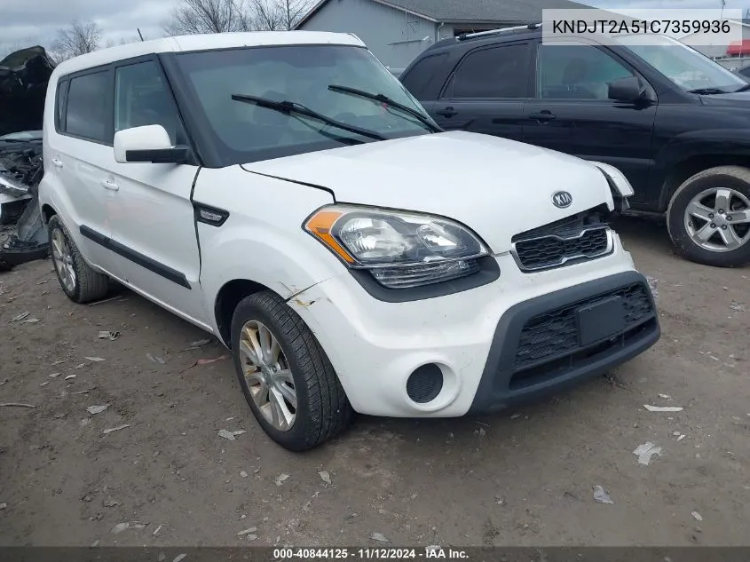 KNDJT2A51C7359936 2012 Kia Soul