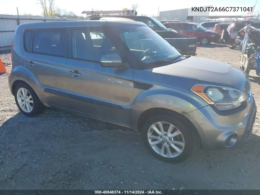 2012 Kia Soul + VIN: KNDJT2A66C7371041 Lot: 40848374