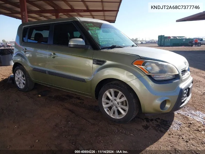 2012 Kia Soul + VIN: KNDJT2A68C7377746 Lot: 40854226