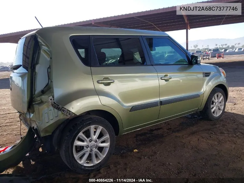 2012 Kia Soul + VIN: KNDJT2A68C7377746 Lot: 40854226