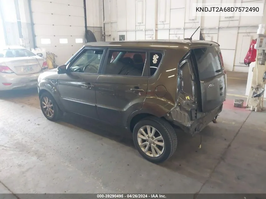 KNDJT2A68D7572490 2013 Kia Soul +