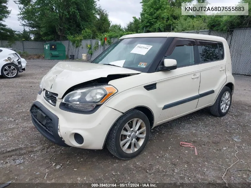 2013 Kia Soul + VIN: KNDJT2A68D7555883 Lot: 39453164