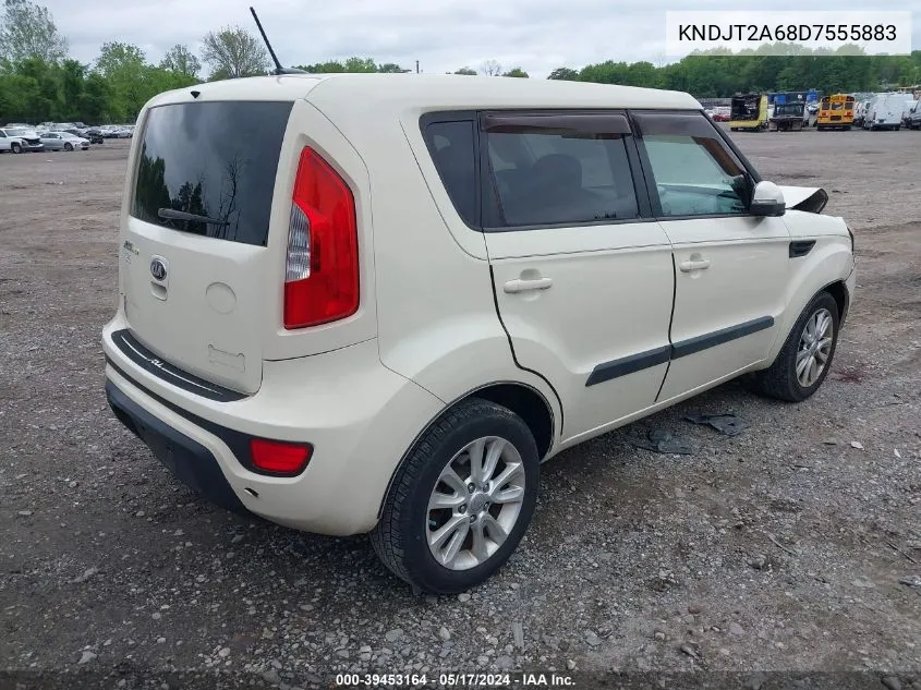 2013 Kia Soul + VIN: KNDJT2A68D7555883 Lot: 39453164