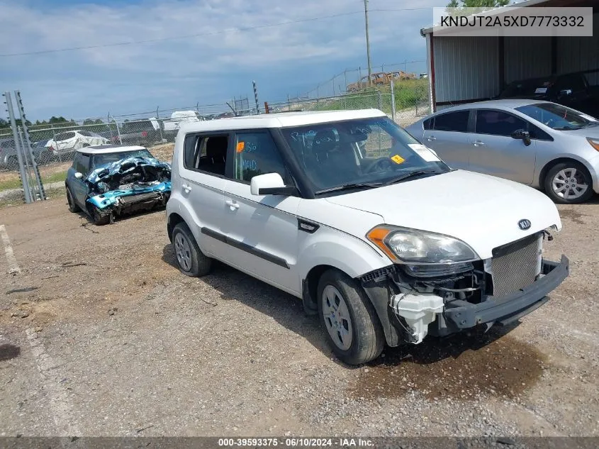 2013 Kia Soul VIN: KNDJT2A5XD7773332 Lot: 39593375