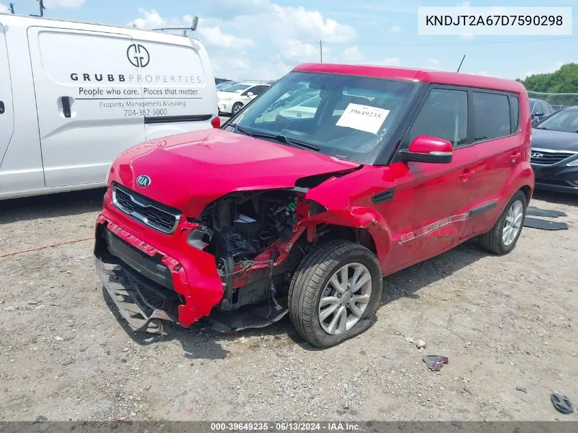 KNDJT2A67D7590298 2013 Kia Soul +