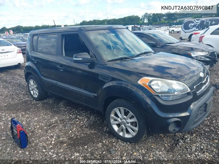 KNDJT2A63D7590847 2013 Kia Soul +