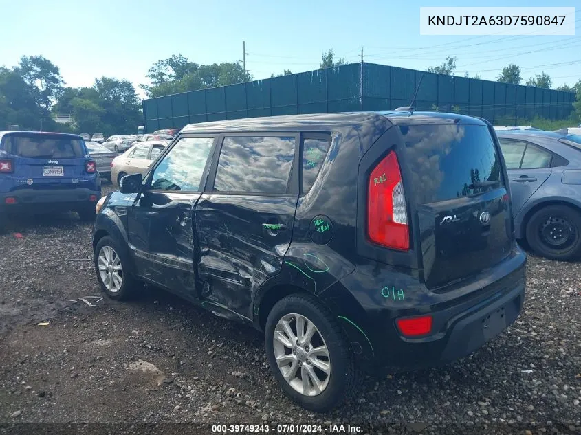 KNDJT2A63D7590847 2013 Kia Soul +