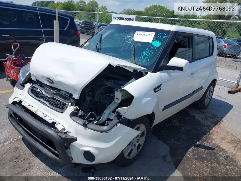 2013 Kia Soul VIN: KNDJT2A54D7768093 Lot: 39836132