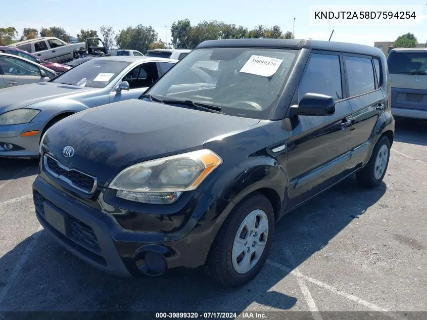 2013 Kia Soul VIN: KNDJT2A58D7594254 Lot: 39899320