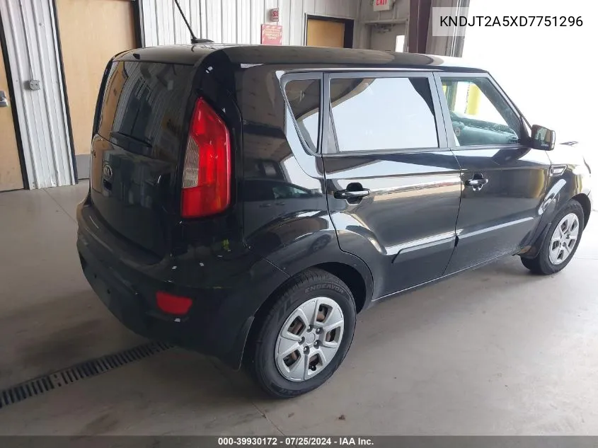 KNDJT2A5XD7751296 2013 Kia Soul