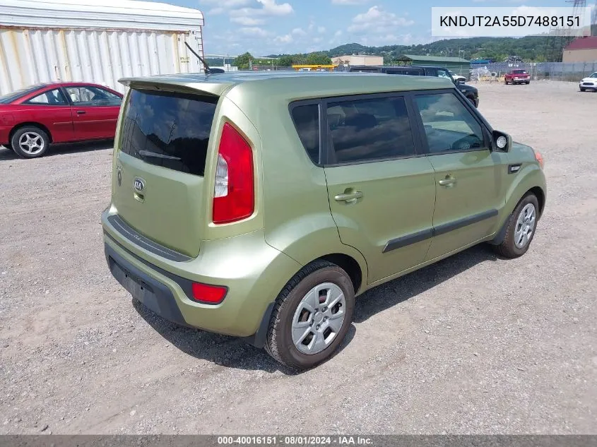 KNDJT2A55D7488151 2013 Kia Soul