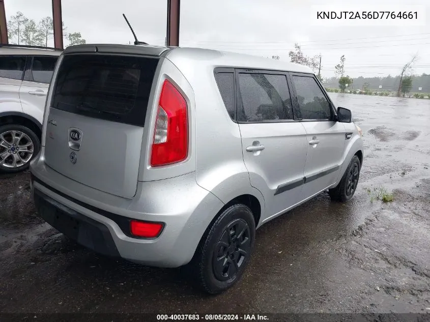 2013 Kia Soul VIN: KNDJT2A56D7764661 Lot: 40037683