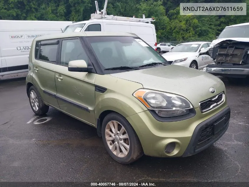 2013 Kia Soul + VIN: KNDJT2A6XD7611659 Lot: 40057746