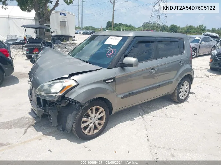 2013 Kia Soul VIN: KNDJT2A54D7605122 Lot: 40069427