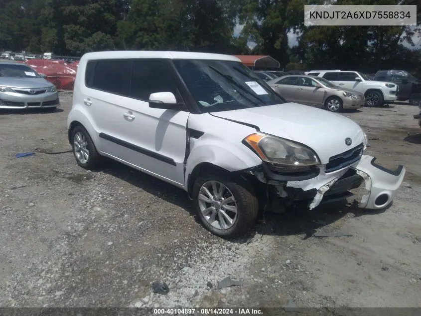 2013 Kia Soul + VIN: KNDJT2A6XD7558834 Lot: 40104897