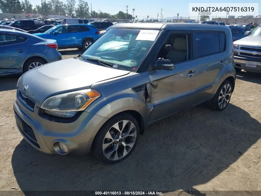 2013 Kia Soul ! VIN: KNDJT2A64D7516319 Lot: 40116013