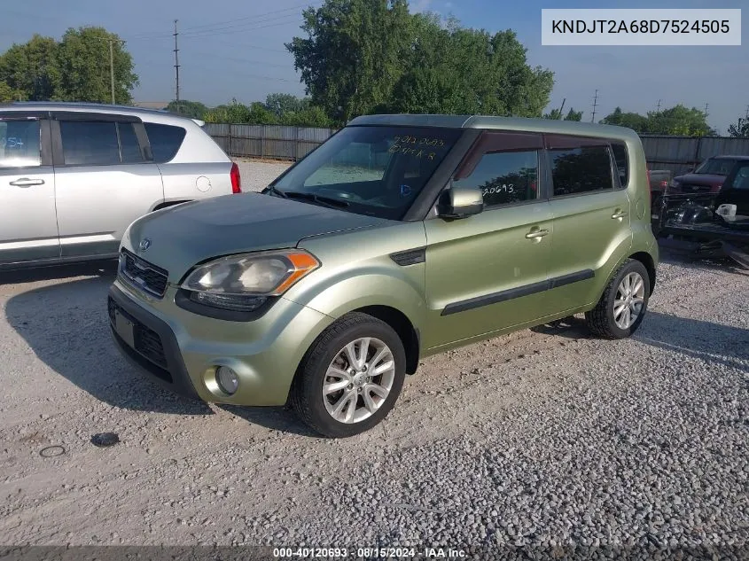 KNDJT2A68D7524505 2013 Kia Soul +