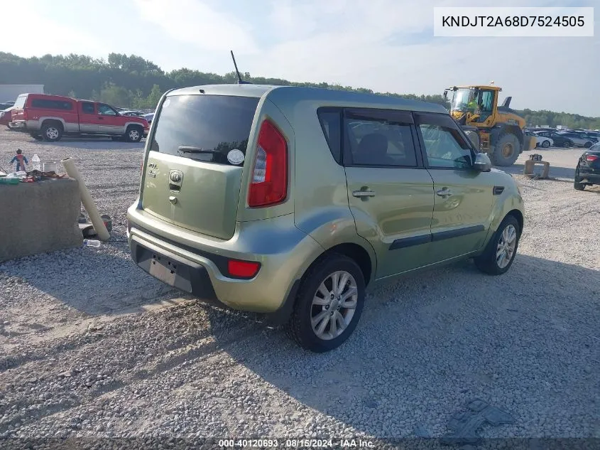 KNDJT2A68D7524505 2013 Kia Soul +