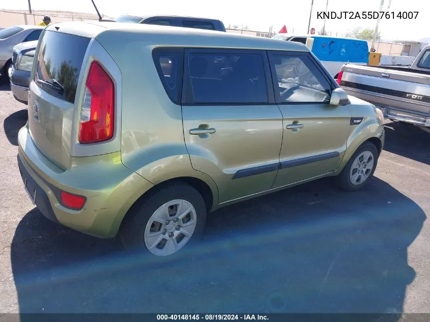 KNDJT2A55D7614007 2013 Kia Soul