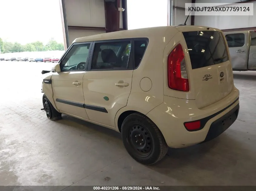 KNDJT2A5XD7759124 2013 Kia Soul