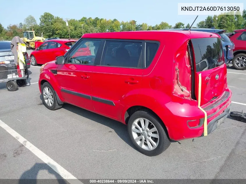 2013 Kia Soul + VIN: KNDJT2A60D7613050 Lot: 40238644